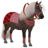 Medieval Textures for the Shetland Santa outfit