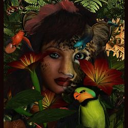 Jungle Portrait By Varnayrah