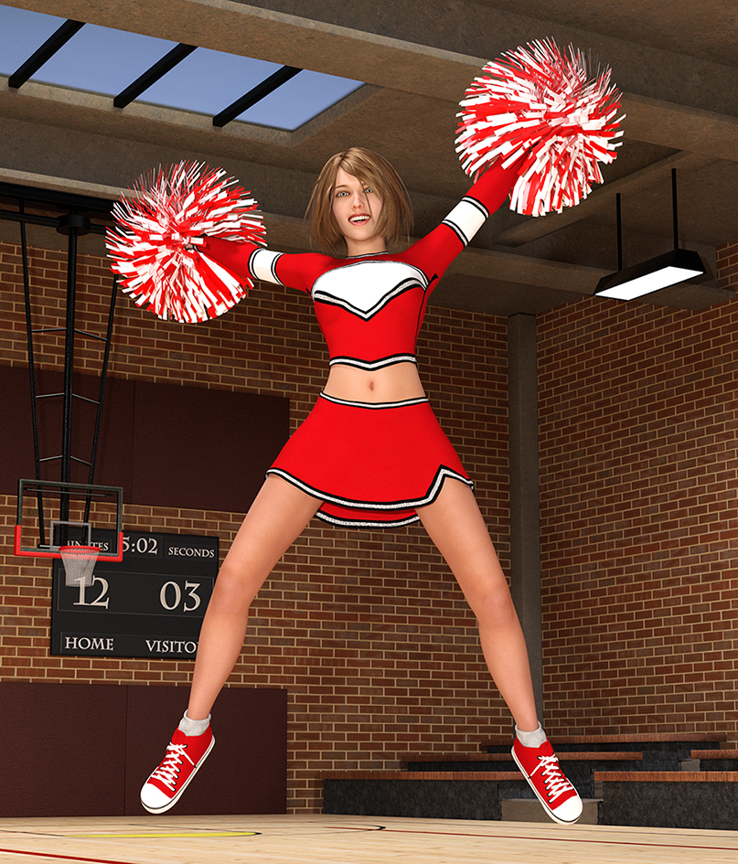 An Enthusiastic Cheerleader.jpg