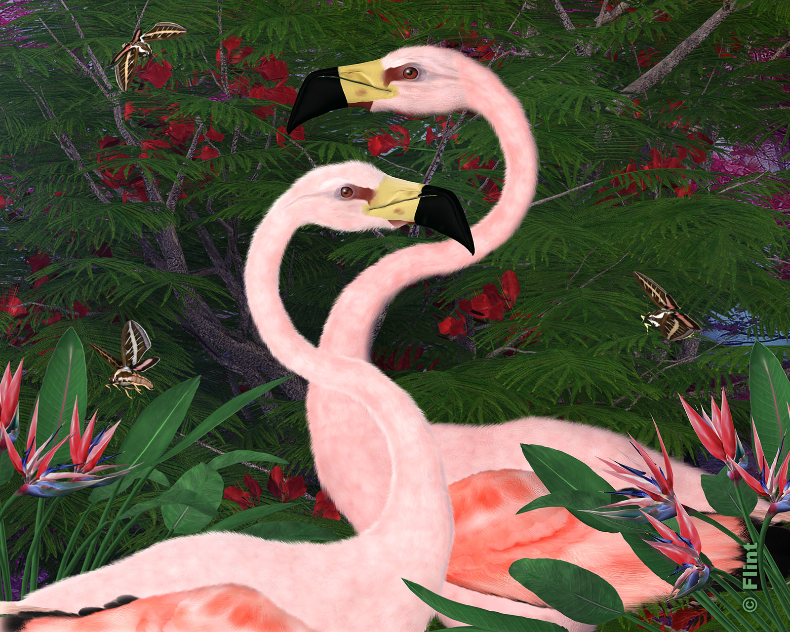Flamingo Floral Portrait.jpg