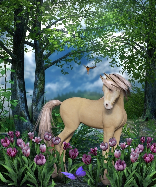 Foal with Tulips.jpg