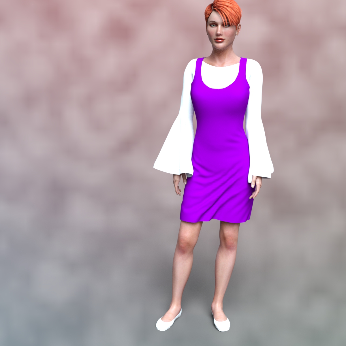 Pinafore with top and ballet flats.jpg
