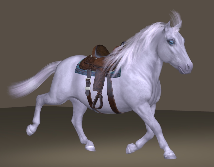 SHETLAND PONY with UNICORN-saddle - firefly.jpg