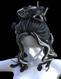 Medusahair head bent forwards.jpg