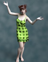 Genesis 8 sundresscherish poseGreendiamonds and circles.jpg