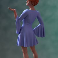 long sleeve dress artistic pose 14 back.jpg long sleeve dress artistic pose 14 back.jpg