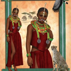 Maasai Bride By Lyne