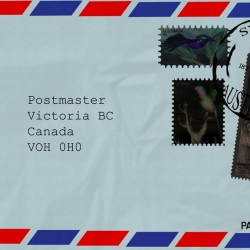 Postage Paid By David