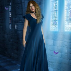 The Blue Lady By Lyne
