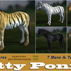 Kitty Ponies - Tiger