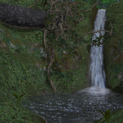 Eldar House waterfall GIF animation
