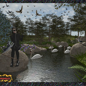 A Beautiful Day At The Creek Catwoman by Saphirewild