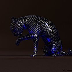 Cat Figurine By Phd