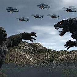 Godzilla Vs King Kong By TeddyBlackBear2040