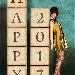 Third Place: Happy New Year by Margy