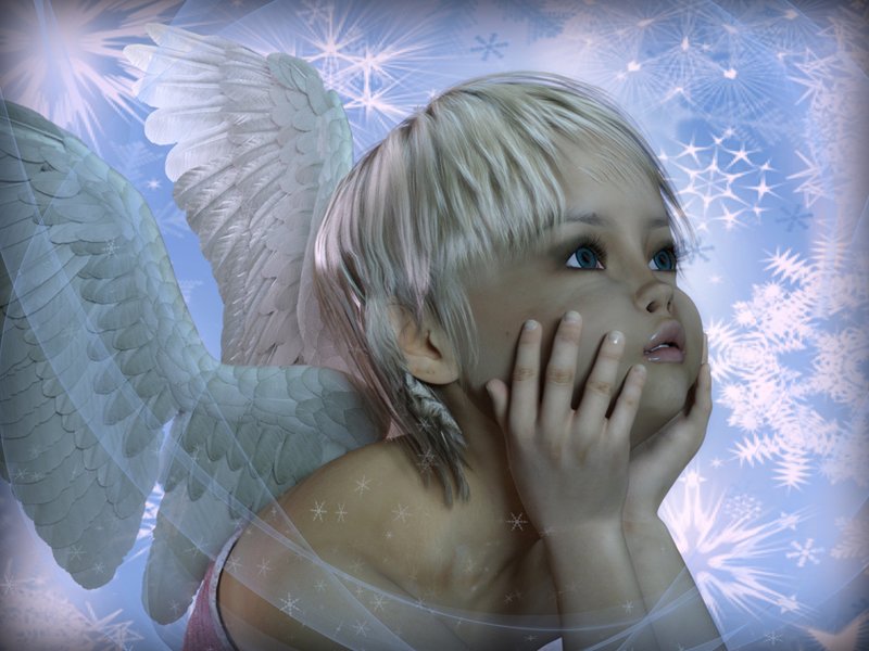 Baby Angel By Luannemarie