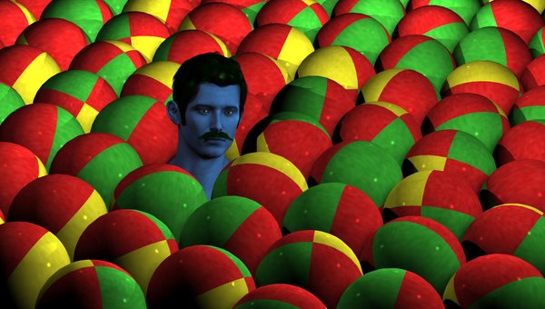 Bidido Among The Beach Balls By Jack Ryan