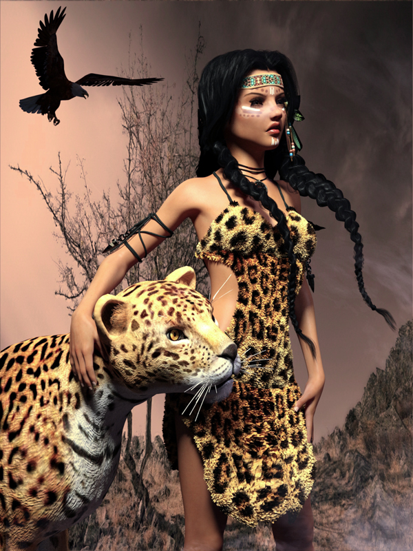 Cheetah Girl. 