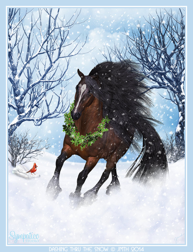 Dashing Thru The Snow By Jeanne Harmon