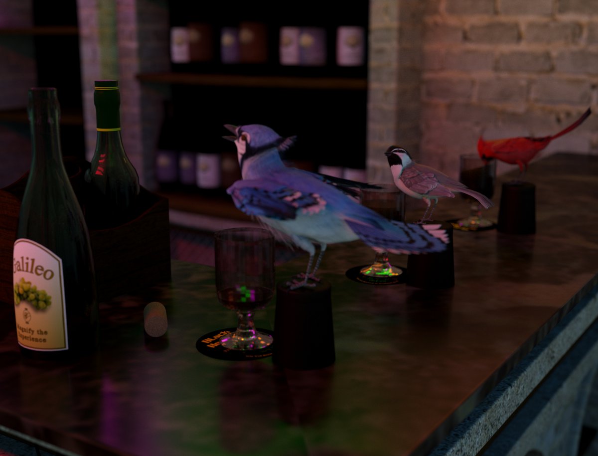 Drinking Birdies By Tony