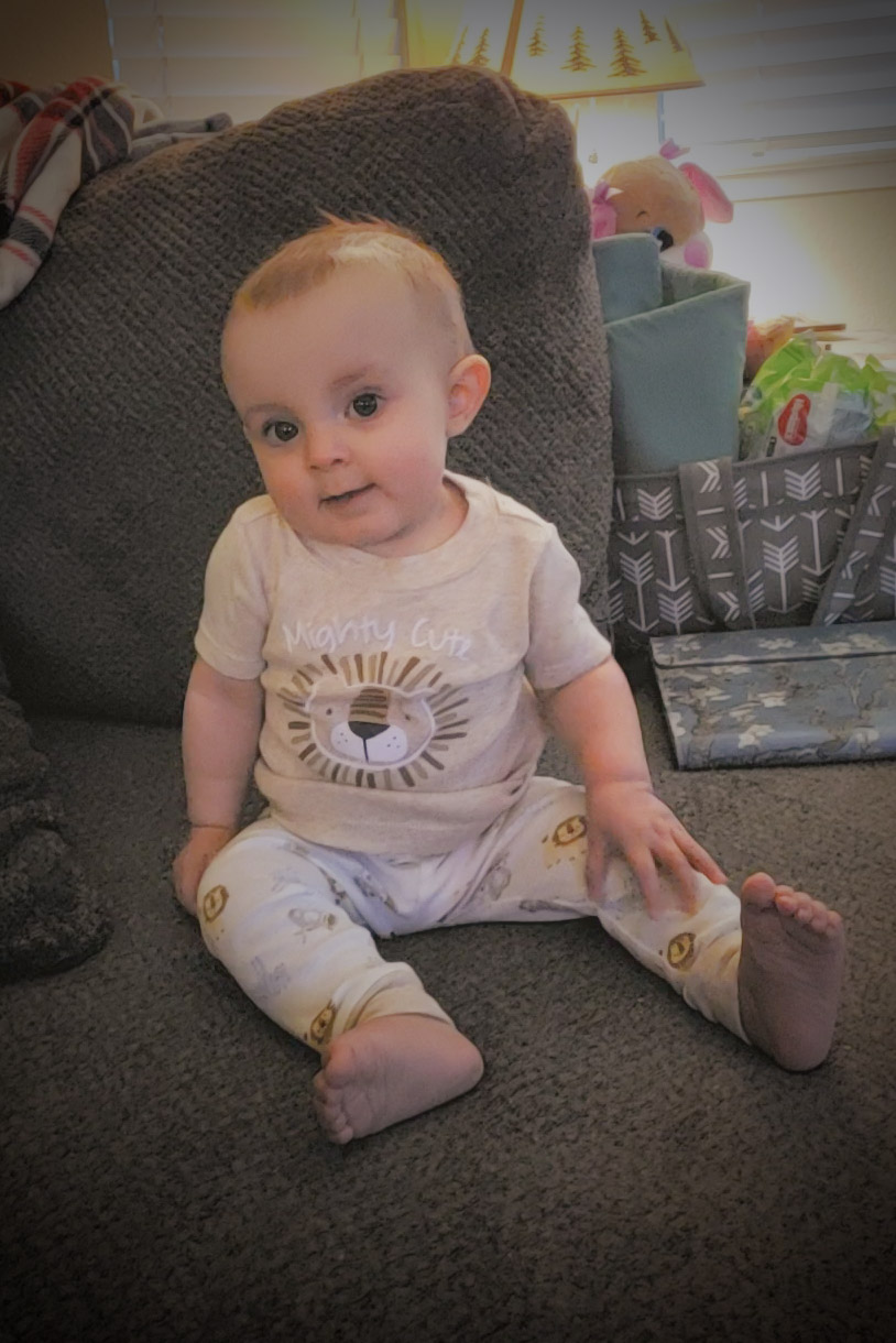 Ellie in Her New PJs