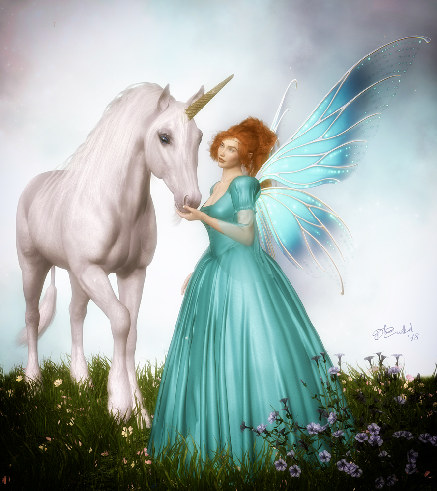 Fairy and Unicorn | HiveWire 3D Community