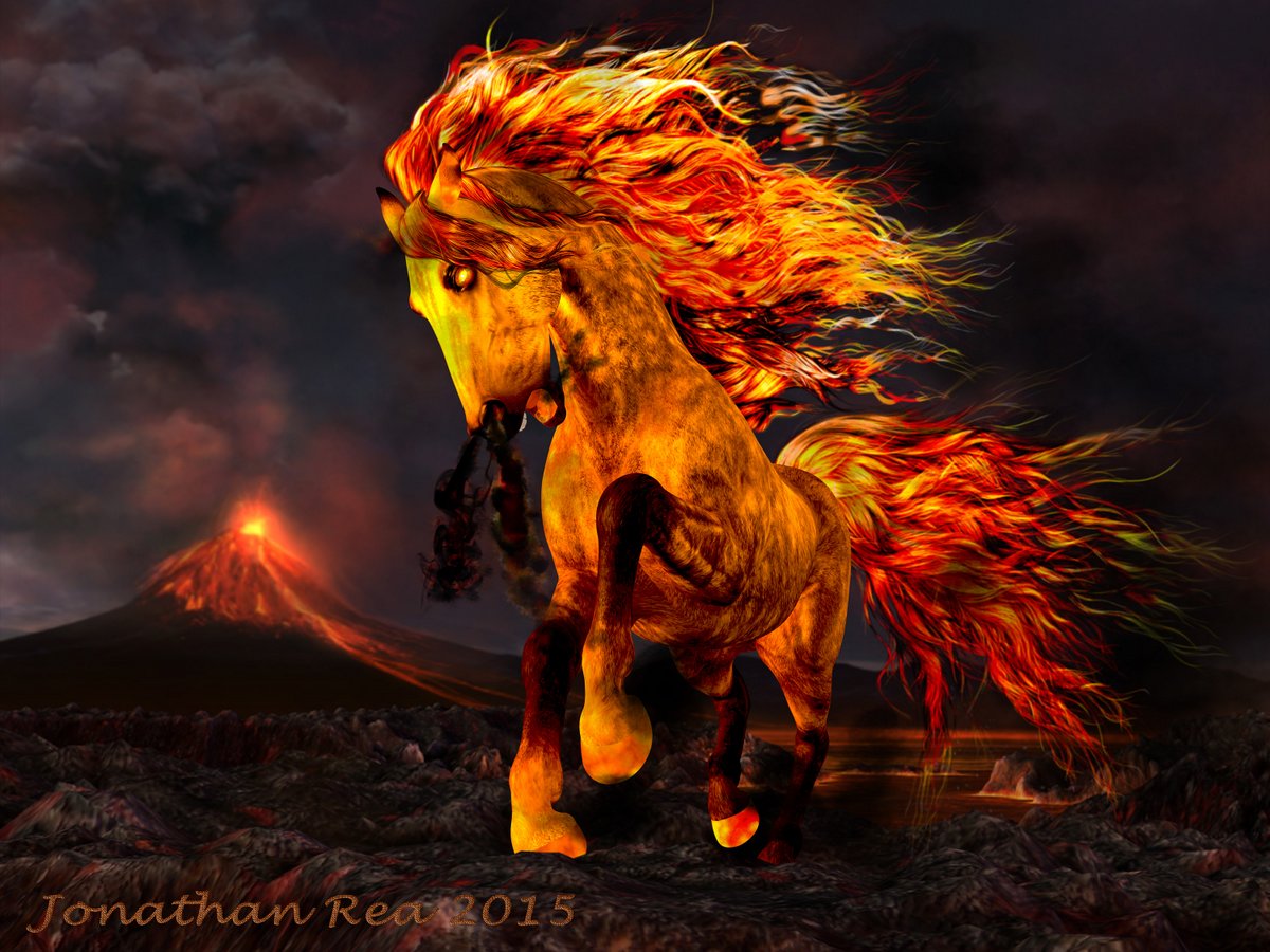 Fire Horse By Jonrea HiveWire 3D Community