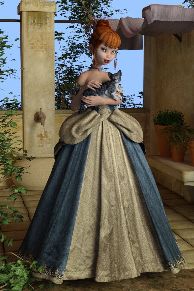 Girl With Cat