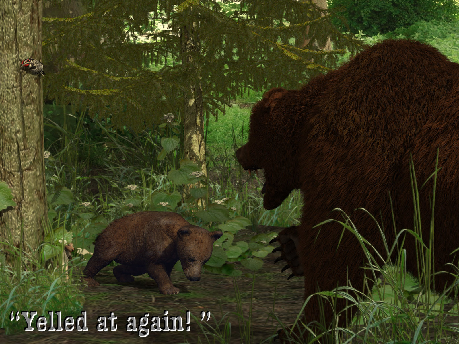 gittin yelled at agin