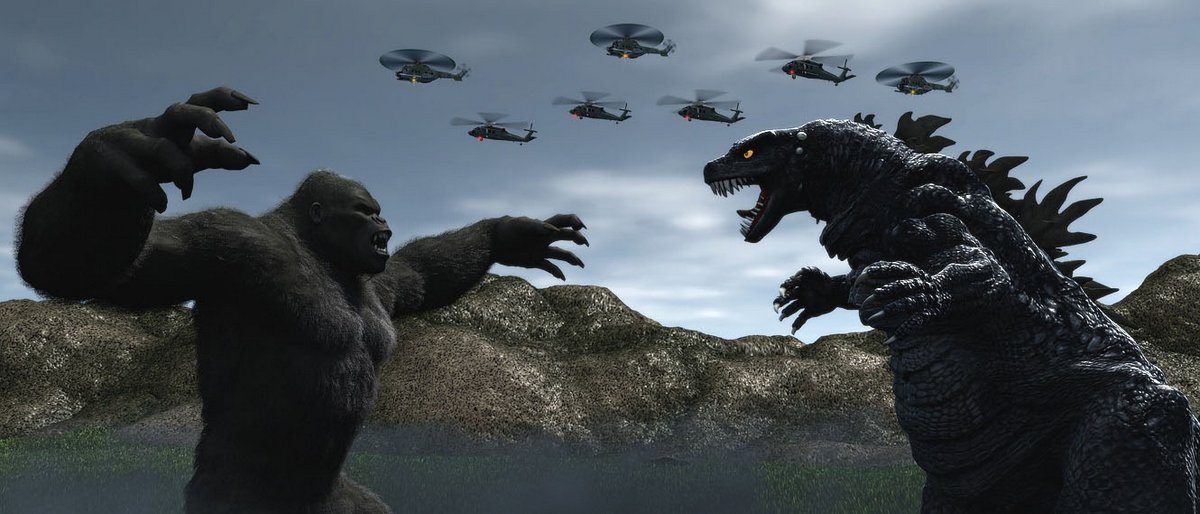 Godzilla Vs King Kong By TeddyBlackBear2040