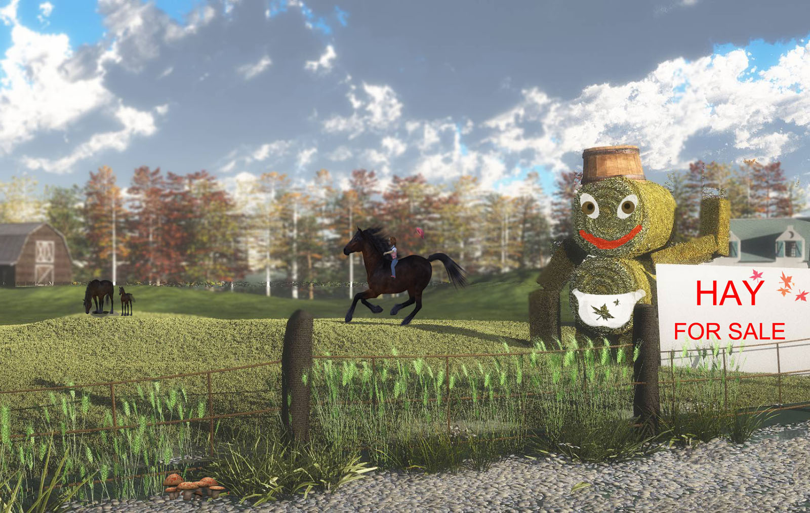 Hay Man by cinadisilver