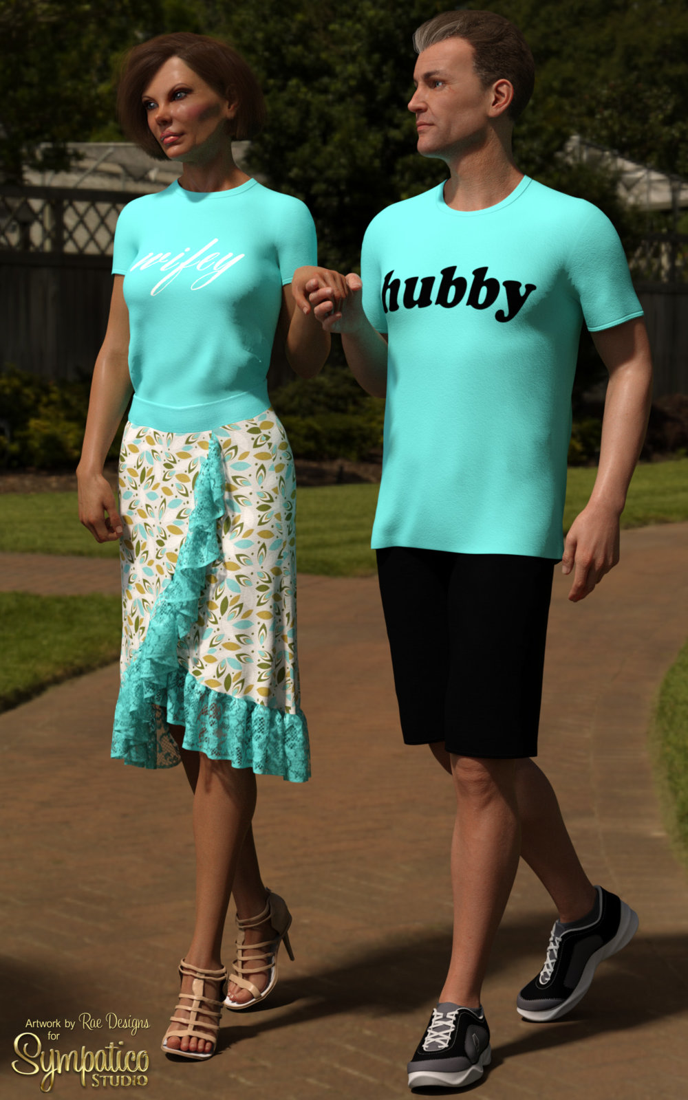 His And Hers Matching Outfits | HiveWire 3D Community