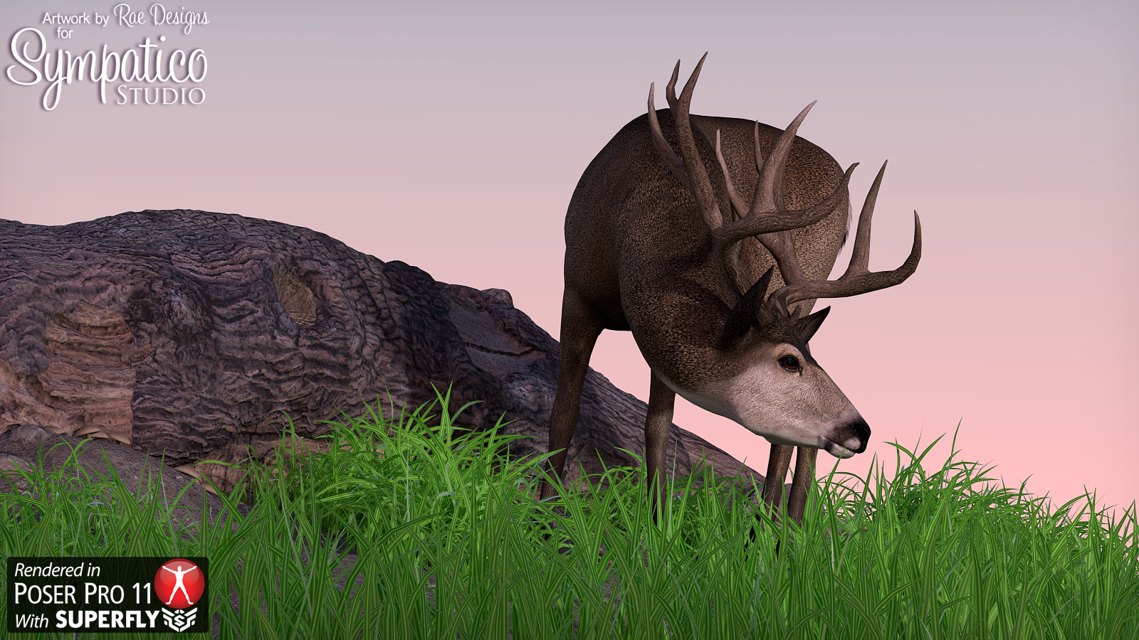 HiveWire Mule Deer Buck By Rae134