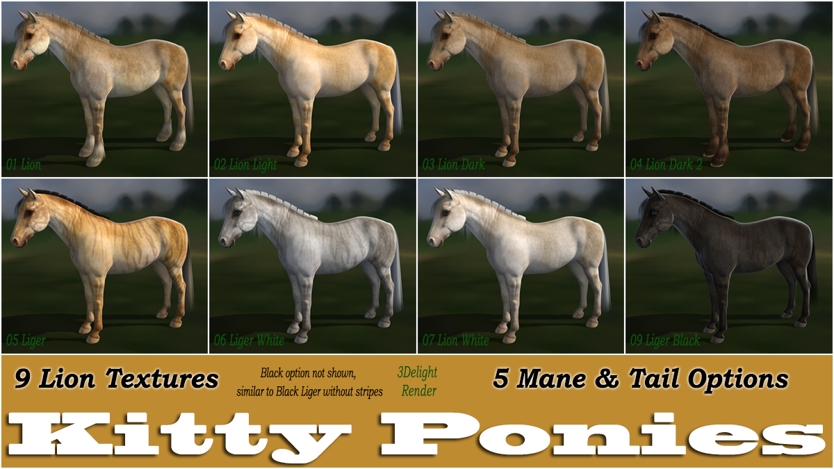 Kitty Ponies - Lion