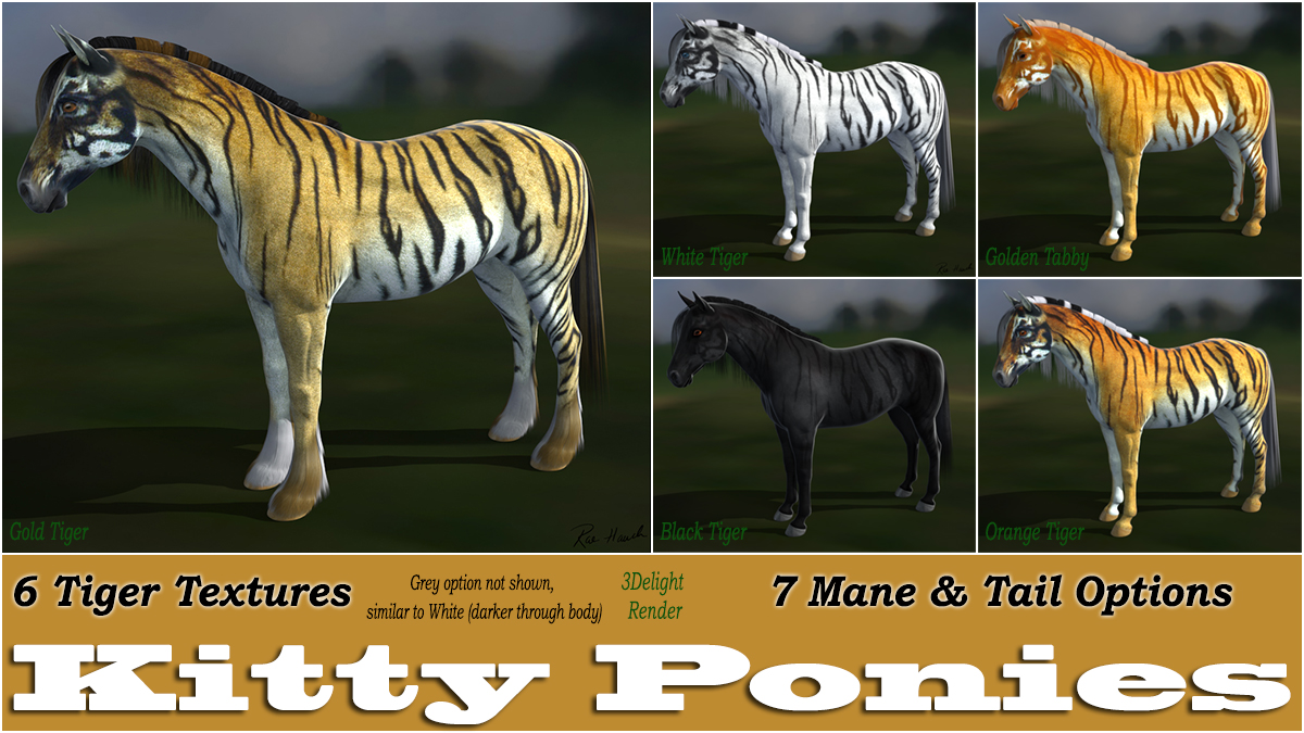 Kitty Ponies - Tiger