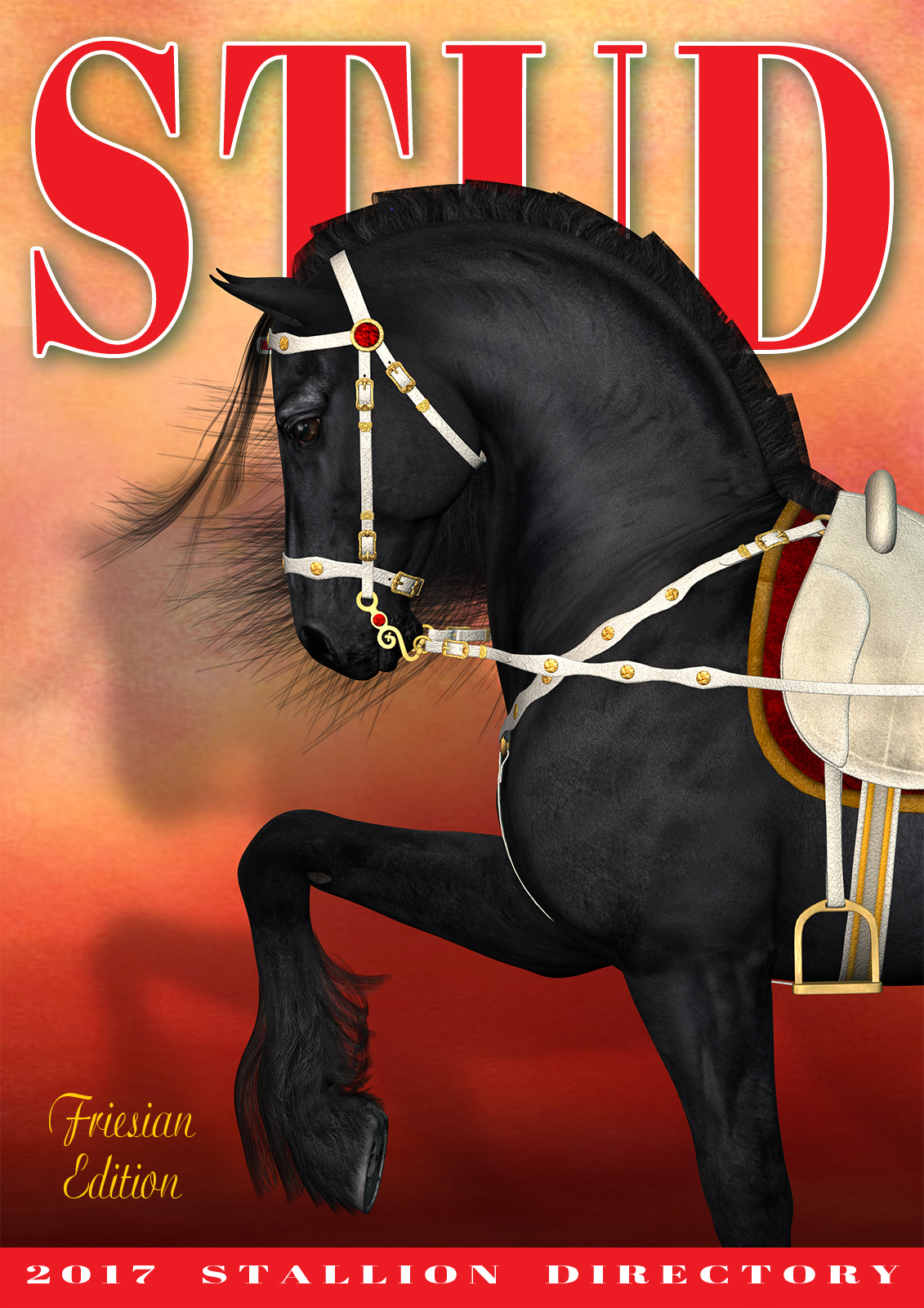 Magazine Cover - Stallion Directory - Friesian Edition
