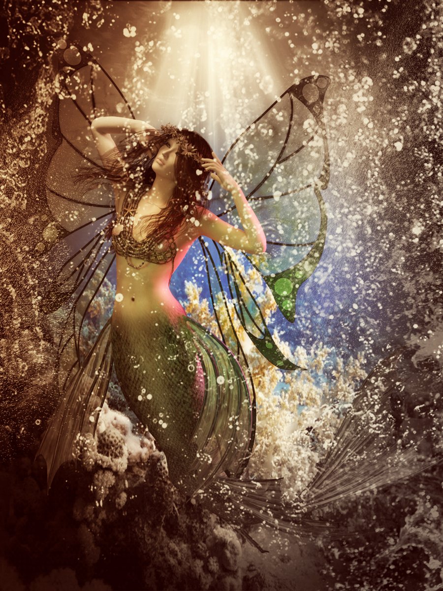 Mermaid Fairy By Luannemarie