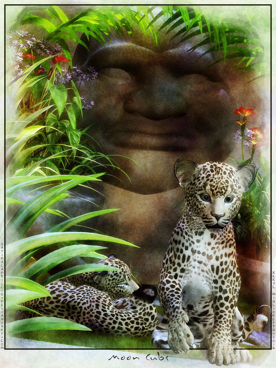 Moon Cubs By Satira Capriccio