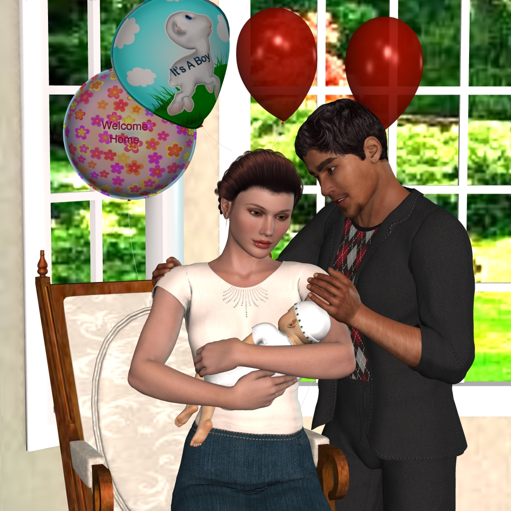 Most Loving Family - New Beginnings by Glitterati3D