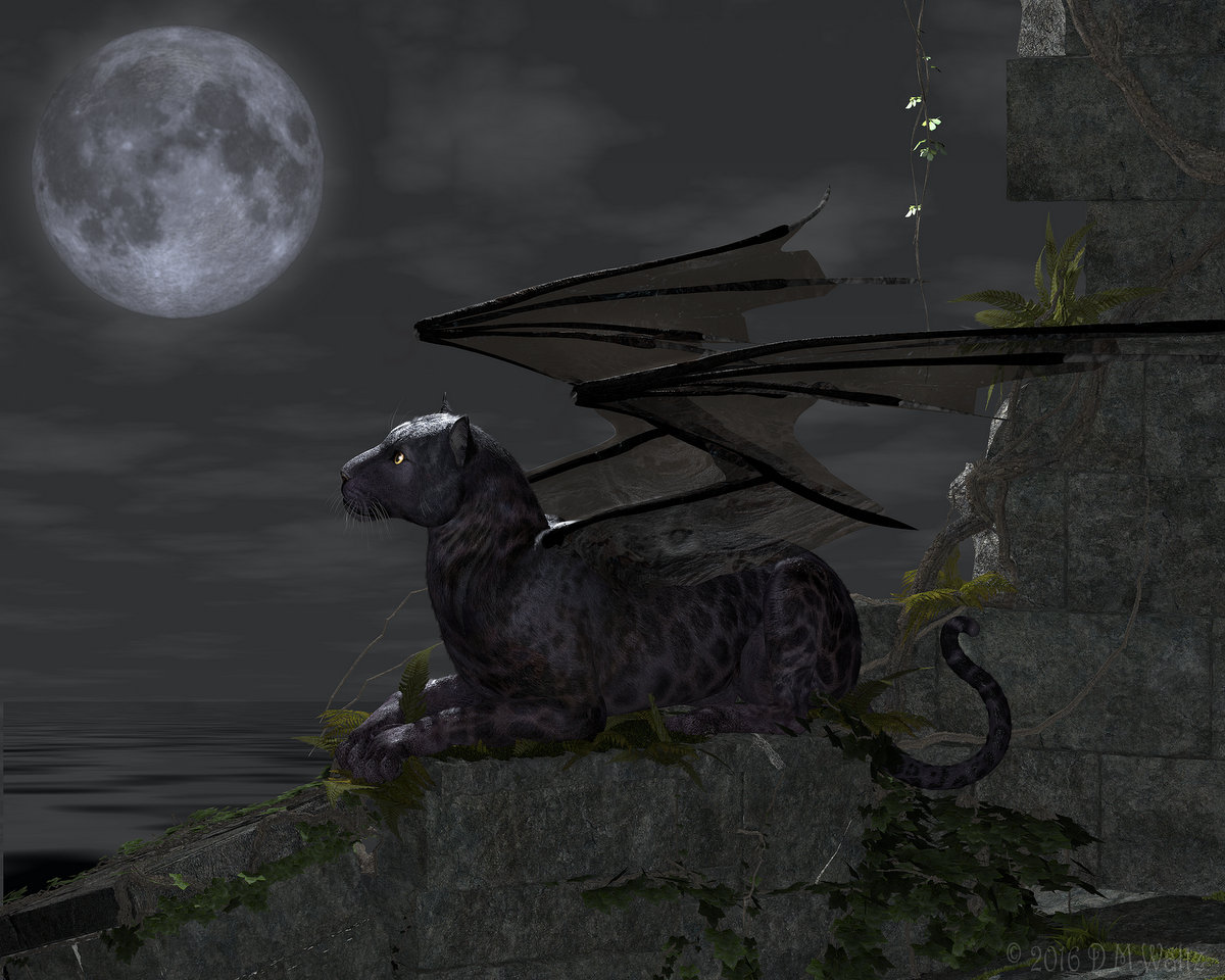Panther Moon By Daio