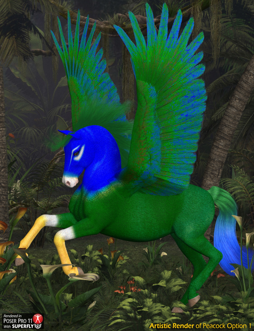 Poser Peacock option 1