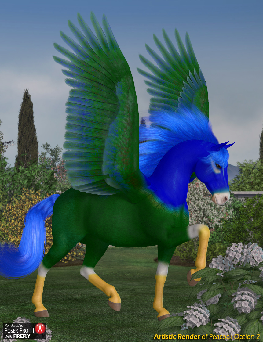 Poser Peacock option 2