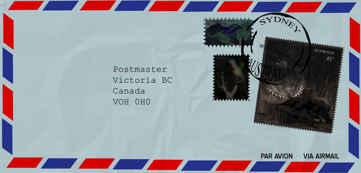 Postage Paid By David