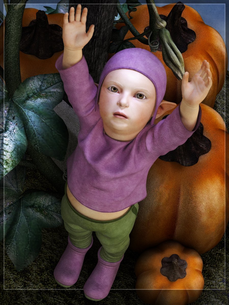 Pumpkin Patch Baby By Satira Capriccio