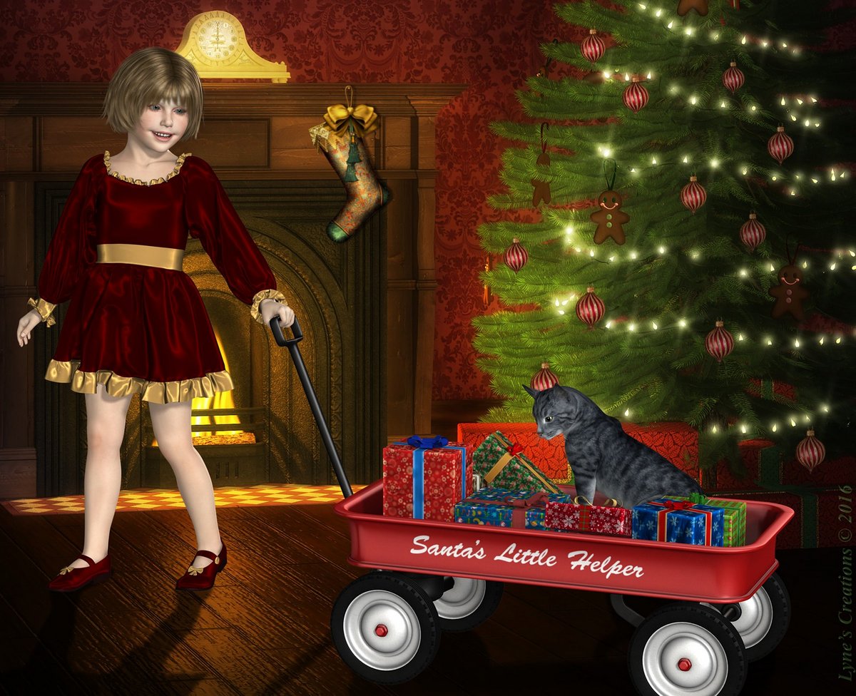 Santa's Little Helper By Lyne