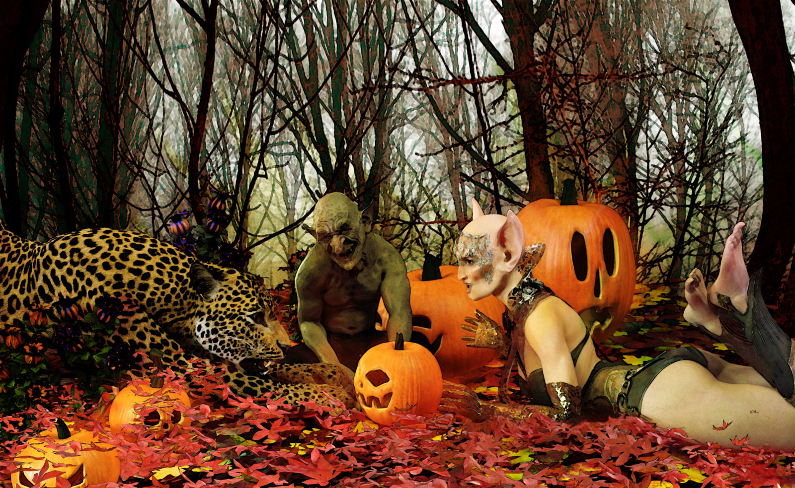 Second Place - All Hallows Eve by Desertsilver
