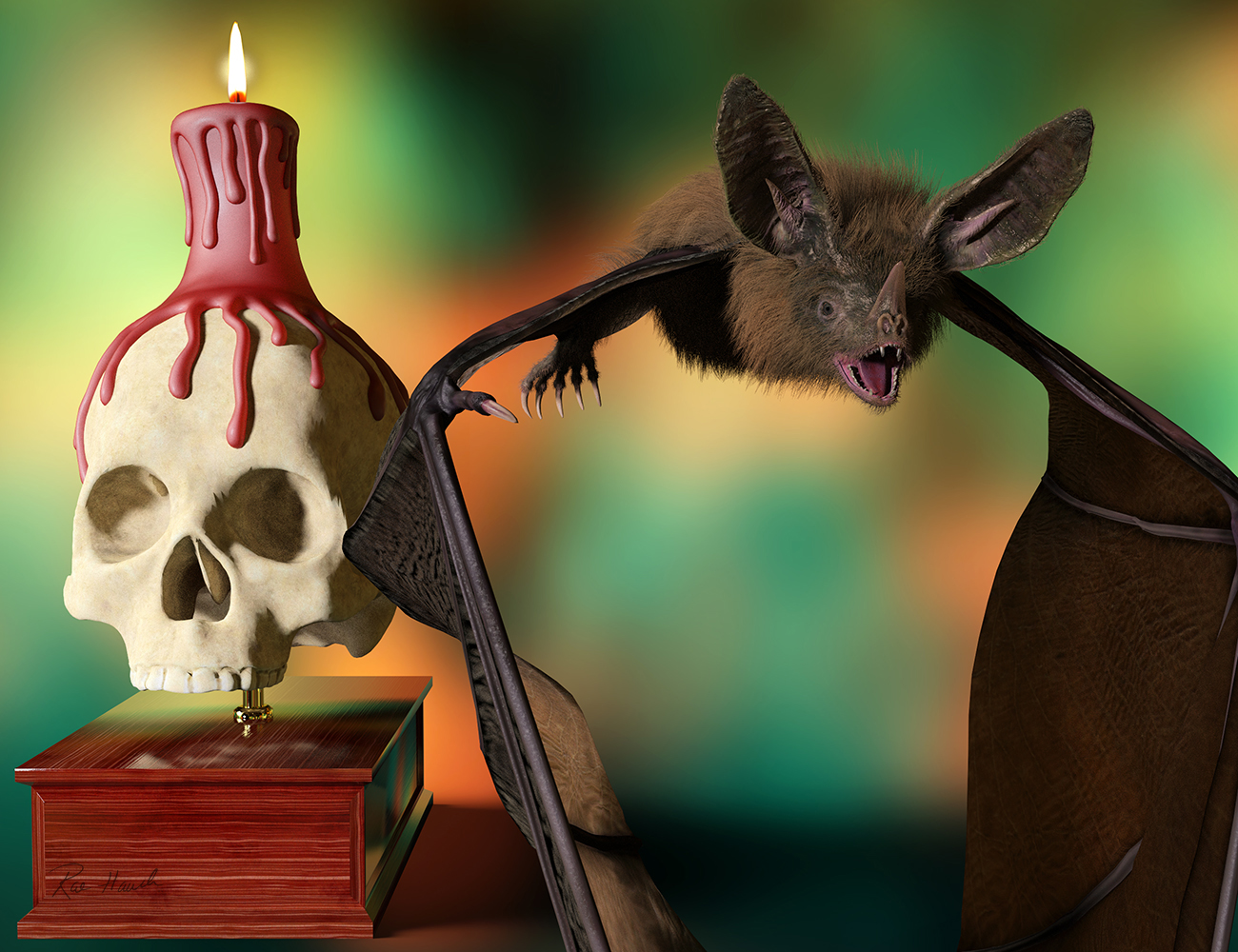 Skull And Bat