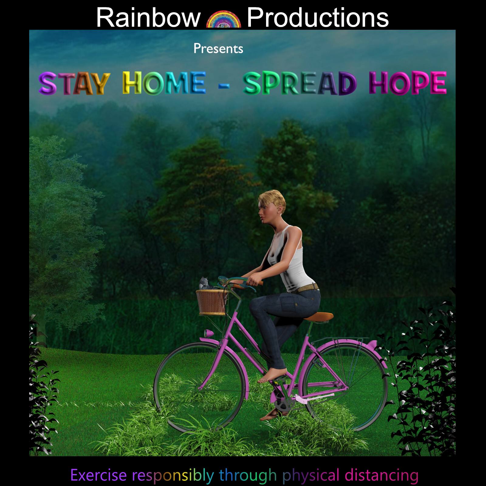 Stay Home - Spread Hope by tantographics