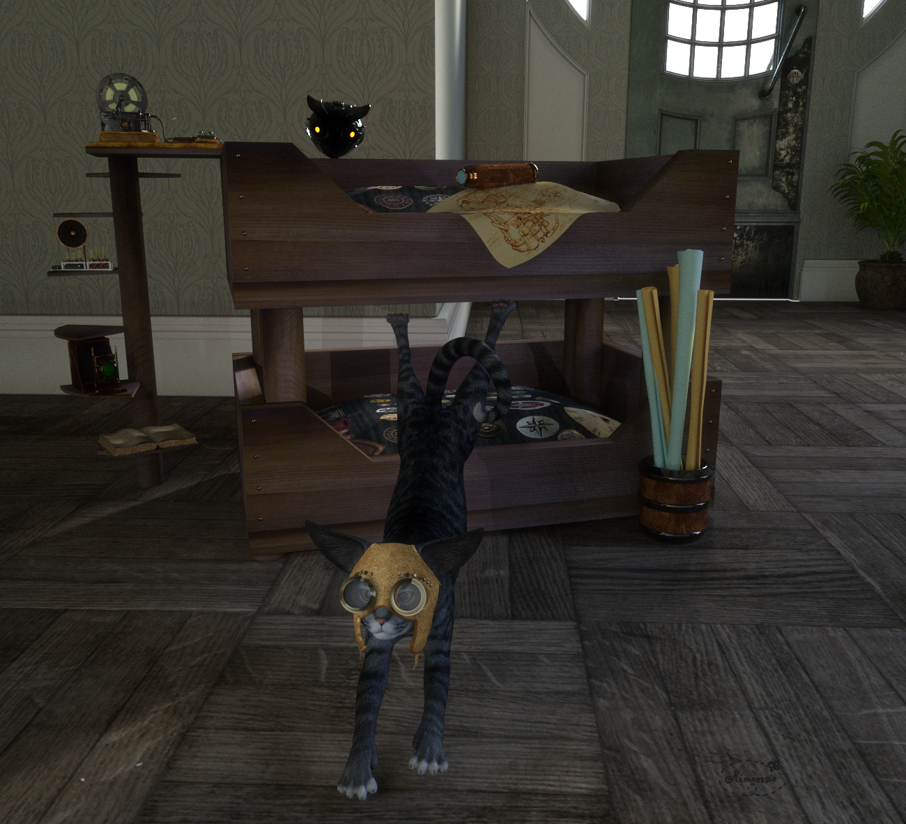 Steamcat Headquarters by mininessie