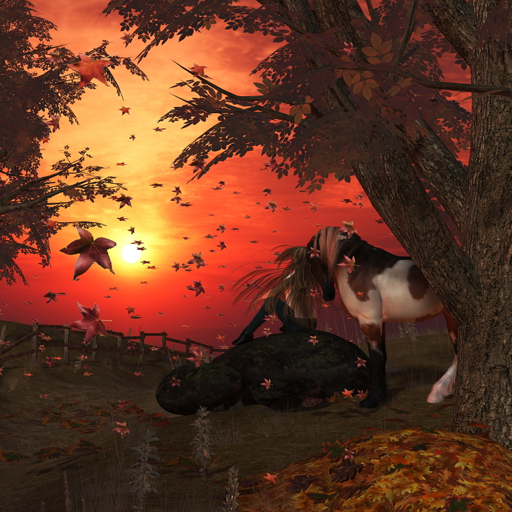 Stopping To Smell The Roses by Glitterati3D